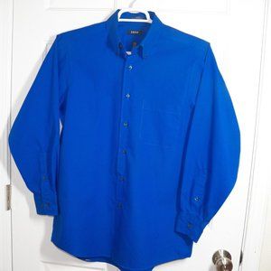 IZOD Silky Poplin LS Shirt, Sz 15 1/2 32-33 Med